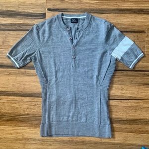 Merino wool knit cycling city riding jersey